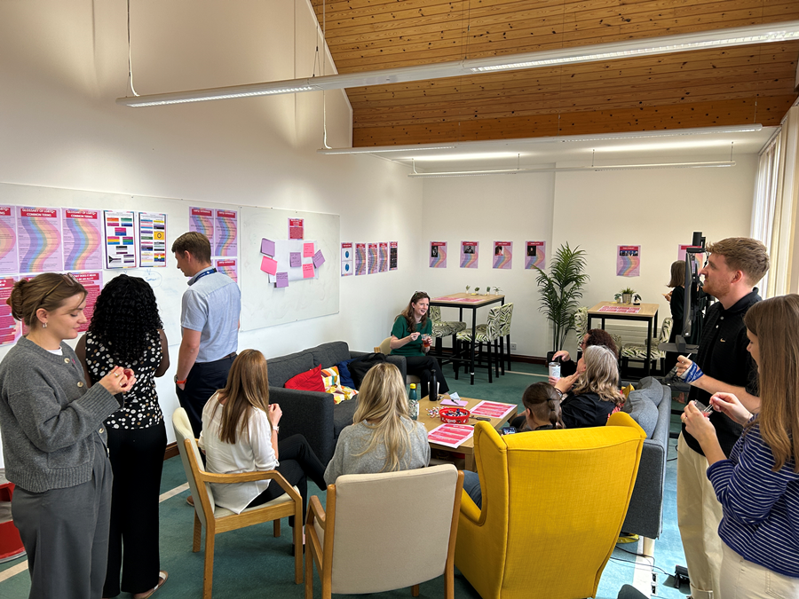 EDI network meeting in the collaboration room at Beech hurst